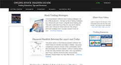 Desktop Screenshot of online-stock-trading-guide.com